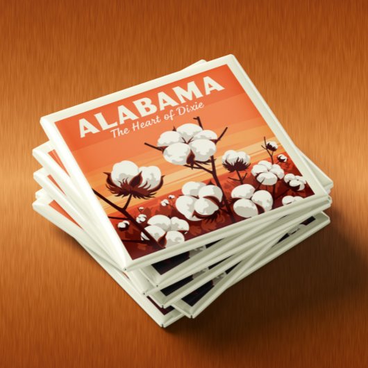 Vintag Alabama Magnet