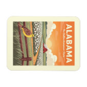 Vintag Alabama Magnet (Horizontal)