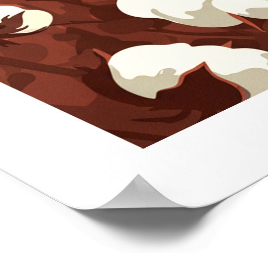 Vintag Alabama Poster (Ecke)