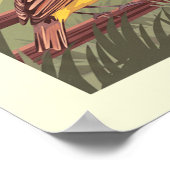 Vintag Alabama Poster (Ecke)