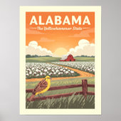 Vintag Alabama Poster (Vorne)
