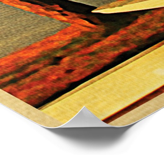 Vintag Alabama Poster (Ecke)