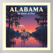 Vintag Alabama Poster (Vorne)