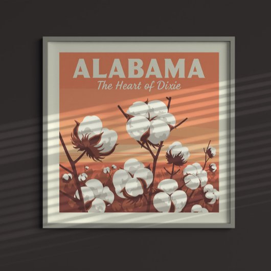 Vintag Alabama Poster