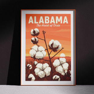 Vintag Alabama Poster