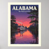 Vintag Alabama Poster (Vorne)