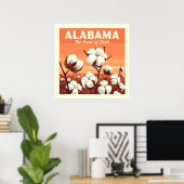 Vintag Alabama Poster (Heimbüro)