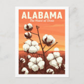 Vintag Alabama Postkarte (Vorderseite)