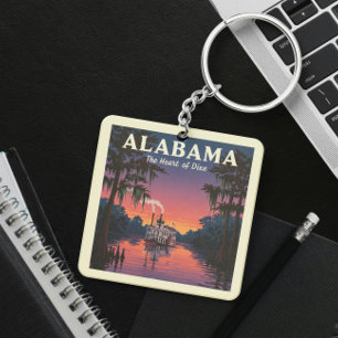 Vintag Alabama Schlüsselanhänger