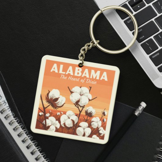 Vintag Alabama Schlüsselanhänger