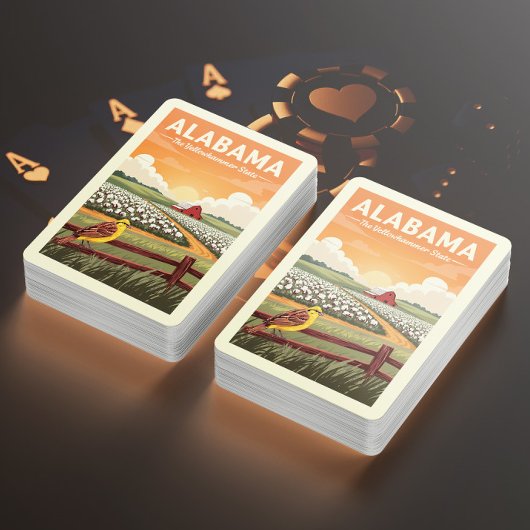 Vintag Alabama Spielkarten