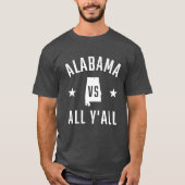 Vintag Alabama Vs All T-Shirt (Vorderseite)
