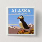 Vintag Alaska Button (Vorderseite)
