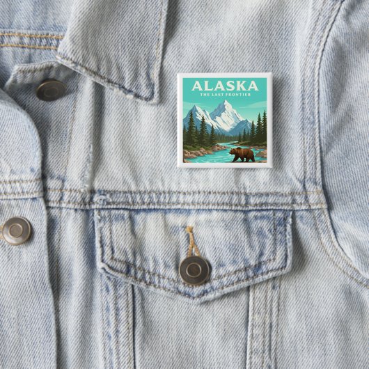 Vintag Alaska Button (Beispiel)