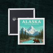 Vintag Alaska Button