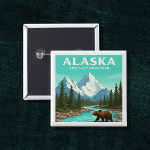 Vintag Alaska Button