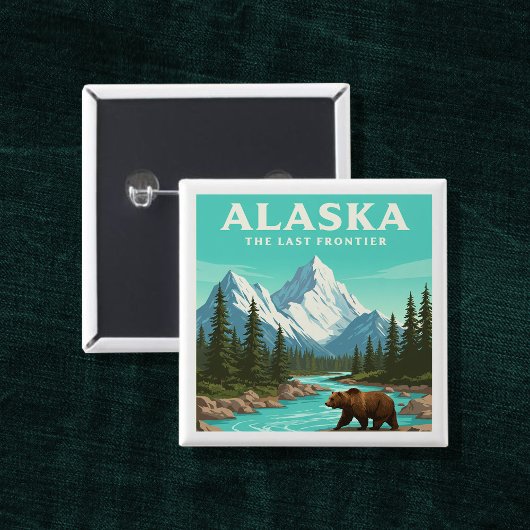 Vintag Alaska Button