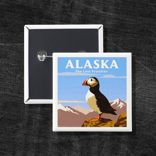 Vintag Alaska Button