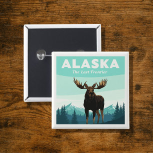 Vintag Alaska Button