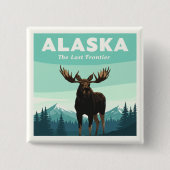 Vintag Alaska Button (Vorderseite)