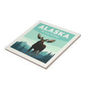 Vintag Alaska Fliese (Seite)