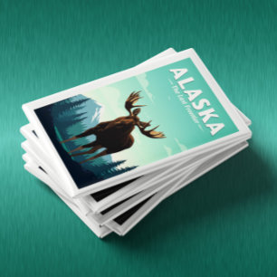Vintag Alaska Magnet