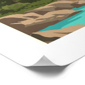 Vintag Alaska Poster (Ecke)