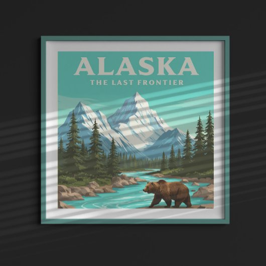 Vintag Alaska Poster