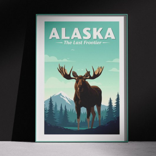 Vintag Alaska Poster