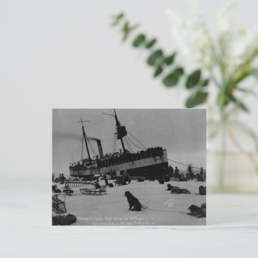 Vintag Alaska Postkarte (Stehend Vorderseite)