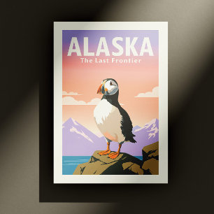 Vintag Alaska Postkarte