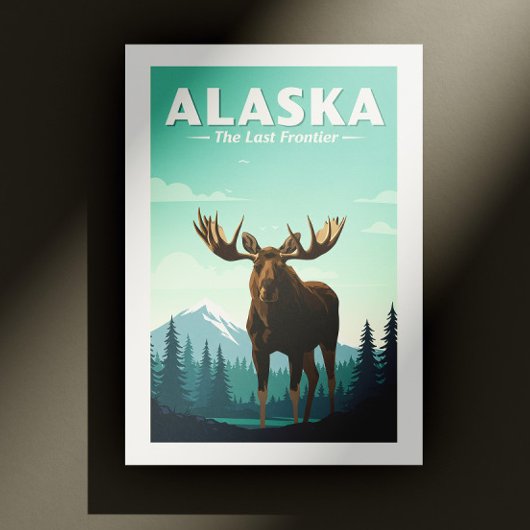 Vintag Alaska Postkarte