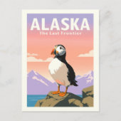 Vintag Alaska Postkarte (Vorderseite)
