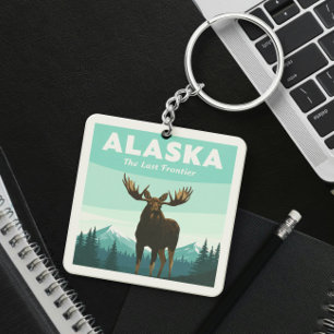 Vintag Alaska Schlüsselanhänger
