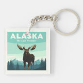 Vintag Alaska Schlüsselanhänger (Rückseite)