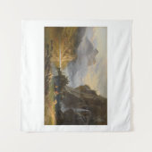 Vintag Albert Bierstadt Amerikanischen Ureinwohner Wandteppich (Vorderseite (Horizontal))