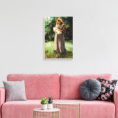 Vintag Albert Neuhuys Baarlo Girl Leinwanddruck (Insitu (Wohnzimmer))