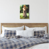 Vintag Albert Neuhuys Baarlo Girl Leinwanddruck (Insitu (Schlafzimmer))