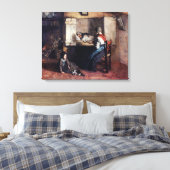 Vintag Albert Neuhuys Das kranke Kind Leinwanddruck (Insitu (Schlafzimmer))