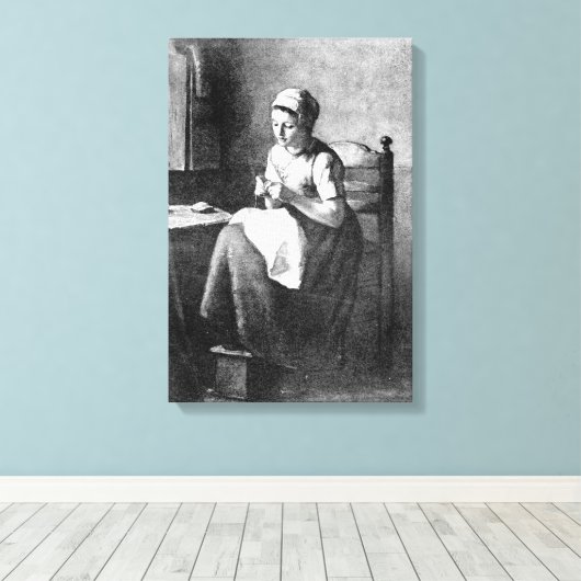 Vintag Albert Neuhuys der Seemann Leinwanddruck (Insitu (Holzboden))