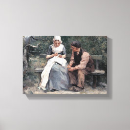 Vintag Albert Neuhuys Spring Leinwanddruck