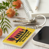 Vintag Albuquerque New Mexico Schlüsselanhänger (Vorderseite rechts)