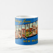 Vintag Albuquerque NM Gruß Kaffeetasse (Mittel)
