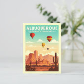 Vintag Albuquerque Postkarte (Stehend Vorderseite)