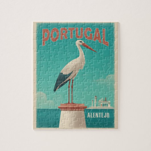 Vintag Alentejo Portugal Puzzle (Vertikal)