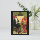 Vintag Alexander Fredrik "Beats the Devil" Postkarte (Stehend Vorderseite)