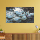 Vintag Alexander Koester Eleven Ducks im Westen Leinwanddruck (Insitu (Wohnzimmer))