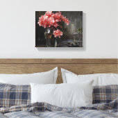 Vintag Alexander Koester Peony Still Life Leinwanddruck (Insitu (Schlafzimmer))