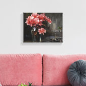 Vintag Alexander Koester Peony Still Life Leinwanddruck (Insitu (Wohnzimmer))