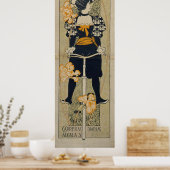 Vintag Alexandre de Riquer Salon Pedal Modernism Poster (Küche)